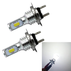 2 PCS H7 72W 1000LM 6000-6500K Super Bright White Light Car Fog LED Bulbs, DC 12-24V, H7