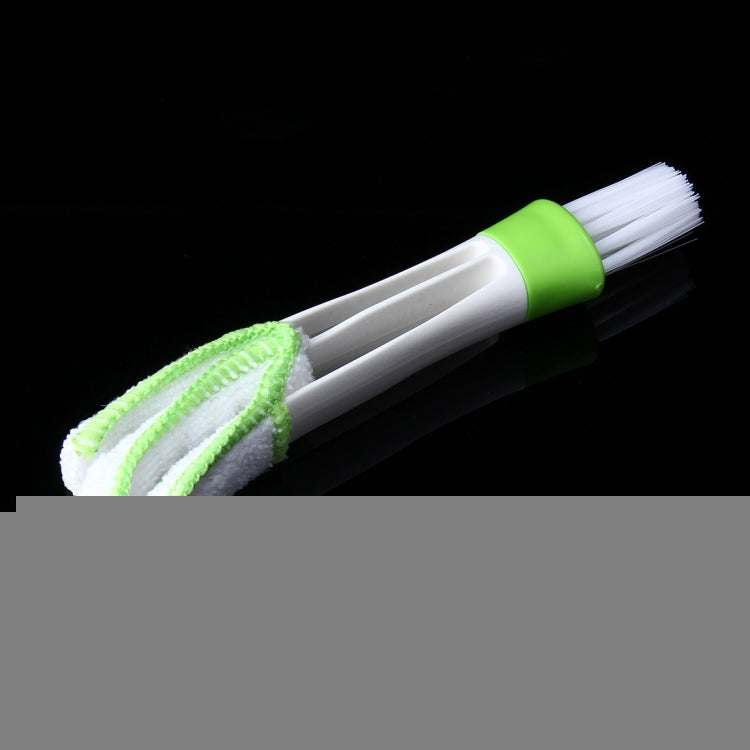 Clean Tool Dirt Duster Brush Dual Head for Car Air-Condition Vent Blind, 1 PC