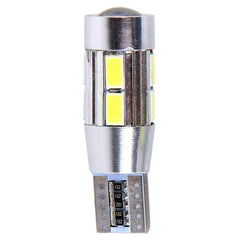 2 PCS T10 6W 10 SMD 5630 LED Error-Free Canbus Car Clearance Lights Lamp, DC 12V, 5630-10smd LED, 10 SMD 5630 LEDs
