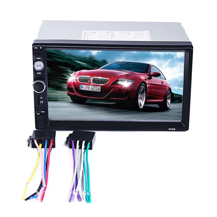 7010B HD 2 Din 7 inch Car Bluetooth Radio Receiver MP5 Player, Support FM & USB & TF Card, 7010B