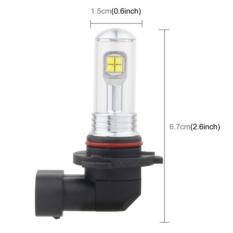 2 PCS  9006 40W 800 LM 6000K 8 CREE LEDs Car Fog Lights, DC 12V, 9006