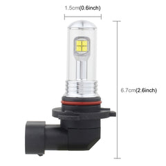 2 PCS  9006 40W 800 LM 6000K 8 CREE LEDs Car Fog Lights, DC 12V, 9006