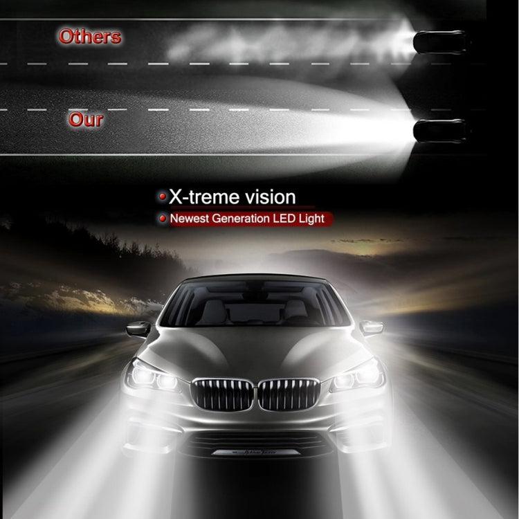 2pcs H8/H11 18W 1800LM 6000K Waterproof IP68 Car Auto LED Headlight with 2 COB LED Lamps, DC 9-36V, H8/H11