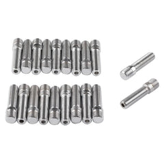 20 PCS 5cm Universal Car Modification Extended Wheels Stud Conversion M14x1.5 to M12x1.5 Screw Adapter LN032 LN033 LN044, 5cm M14x1.5 to M12x1.5