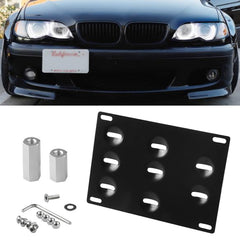 Car Front Bumper Tow Hook License Plate Mounting Bracket Holder for Toyota Yaris, For Toyota Yaris