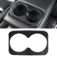 Car Water Cup Carbon Fiber Decorative Sticker for Jeep Grand Cherokee 2011-2018, Water Cup