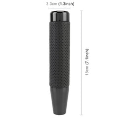 Metal Leather Long Column Car Shift Knob, Size: 18x3.3cm, Size: 18x3.3cm (Black), Size: 18x3.3cm (Blue), Size: 18x3.3cm (Red), Size: 18x3.3cm (Silver)