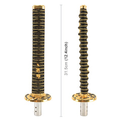 Universal Samurai Shape Manual or Automatic Gear Shift Knob, Length: 31.5cm