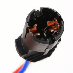 T10 Halogen Lamp Bulb Holder Base with Wire, T10 Halogen Lamp