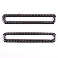 2 PCS Car Door Outlet Decorative Sticker Air Vent Moulding Trim Decorative Strip for Ford Mustang 2015-2020, Door Air Vent