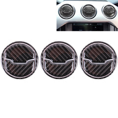 9 PCS Central Air Vents Cover Decorative Sticker Air Outlet Trim Ring for Ford Mustang 2015-2020, Central Air Vents