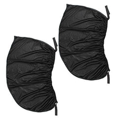 2 PCS Car Shade Block Car Sun Block Window Gauze Shading Net Side Blocking Cover Sun Net Sandbags Side Window Sunshade Cover, Size: 92*54cm, Size: 92*54cm