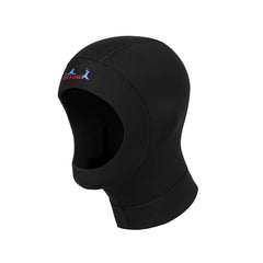 DIVE & SAIL Wetsuits Surfing Neoprene Warm Dive Diving Hood 3mm Bib Hood, Size: L 57-59cm, 3MM Size: L