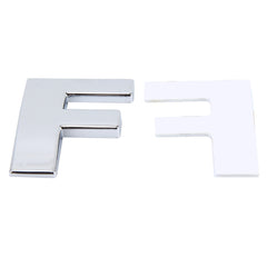 Car Vehicle Badge Emblem 3D English Letter Self-adhesive Sticker Decal, Size: 4.5*4.5*0.5cm, F, Q, G, R, H, S, I, T, A, J, U, Y, K, V, Z, L