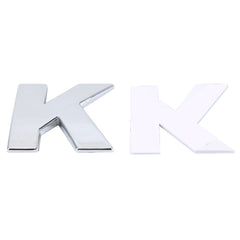 Car Vehicle Badge Emblem 3D English Letter Self-adhesive Sticker Decal, Size: 4.5*4.5*0.5cm, K, V, Z, L, W, B, M, X, C, N, D, O, E, P, F, Q