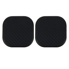 2 PCS Car Vehicle Carbon Fiber Texture Water Cup Pad Mat for Phone / GPS/ MP4/ MP3, Size: 6.5*6.5*0.3cm, 3R-2140