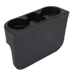 Car Seat Crevice Storage Box Cup Drink Holder Auto Pocket Stowing Tidying for Phone Pad Card Coin Case Car Accessories, Black, Grey, Khaki, Brown
