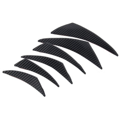 6 PCS/Set Universal Car Plastic Anti-collision Sticker Car Anti-Collision Bar Automatic Anti-collision Strip Bumper Protector Universal Car Sticker Door Side Protection Rim Guard, Anti-collision Strip Bumper