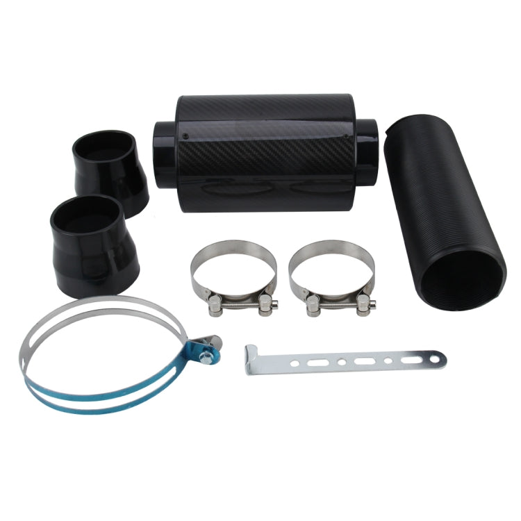 Universal Air Intakes Short Cold Racing Aluminium Air Intake Pipe Hose High Flow Cold Air Extension System Air Filter, High Flow Cold Air Filter