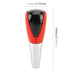 Universal High Carbon Fiber Texture Leather Hole Pattern Car Gear Shift Knob Modified Shifter Lever Knob, CMS3610A, CMS3610B, CMS3610C, CMS3610D