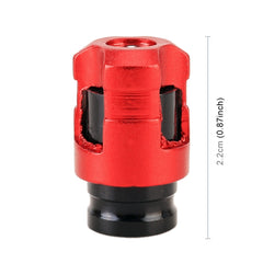 4 PCS Valve Shape Gas Cap Mouthpiece Cover Tire Cap Car Tire Valve Caps