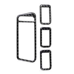 Car Carbon Fiber Window Lift Panel Decorative Sticker for Volkswagen Golf 7 2013-2017, Left Drive, Window Lift Panel