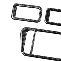 Car Carbon Fiber Window Lift Panel Decorative Sticker for Volkswagen Golf 7 2013-2017, Left Drive, Window Lift Panel