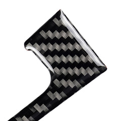 Car Carbon Fiber Gear Position Panel Frame Decorative Sticker for Volkswagen Golf 7 2013-2017, with Hole and Start and Stop, Left Drive, Gear Position Panel