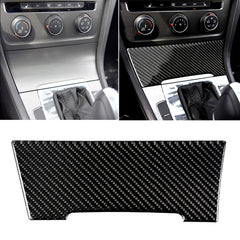 Car Carbon Fiber Cigarette Lighter Decorative Sticker for Volkswagen Golf 7 2013-2017, Cigarette Lighter