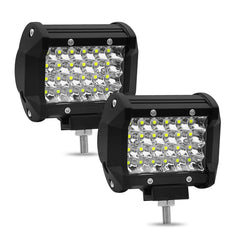 4 inch 18W 1800LM 4 Row LED Strip Light Working Refit Off-road Vehicle Lamp Roof Strip Light, 4 inch 72W
