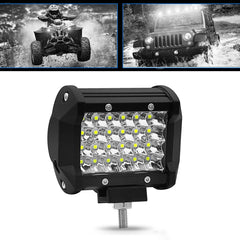 4 inch 18W 1800LM 4 Row LED Strip Light Working Refit Off-road Vehicle Lamp Roof Strip Light, 4 inch 72W