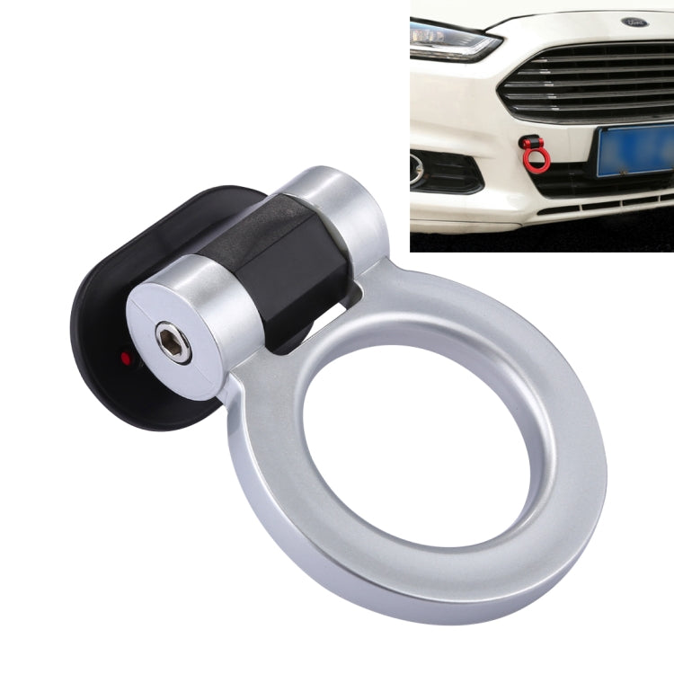 Car Truck Bumper Round Tow Hook Ring Adhesive Decal Sticker Exterior Decoration