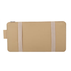 Car Sun Visor Board Paper Tissue Box CD Case Zipper Holder Card Bag Organizer, with Zipper (Yellow), with Zipper  (Black), with Zipper