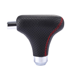 Universal Vehicle Car Black Leather Shifter Cover Manual Automatic Gear Shift Knob, Black Leather Shifter Cover