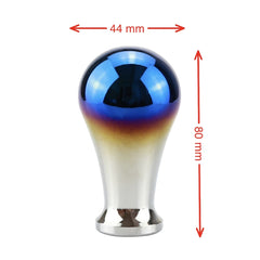 Universal Vehicle Car Blue Screwed Aluminum Alloy Gear Shifter Lever Manual Automatic Shift Knob Adapter, Shift Knob Adapter 2