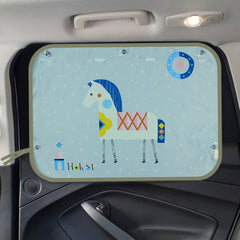 Car Large Rear Window Sunscreen Insulation Window Sunshade Cover, Size: 70*50cm, A Pony, Giant Panda, Green Dinosaur, Animal World, Three Pony, Zoo, Three Little eagles, Pink Elephant, Little Fox, Underwater World, Deer, Good Friend, Bear, Yellow Pengu...