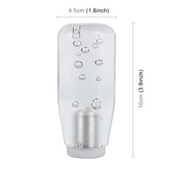 Universal Car Truck Transparent Bubble Colors LED Light Shift Knob Gear Lever Shifter, Length: 10cm, 10cm