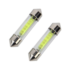10 PCS 36mm 1W 6000K White Light Car Dome Lamp License LED Reading Light, DC 12V, 36mm