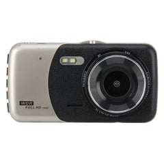 4 inch HD Video Recording HD Display Car Recorder with Separate F2.0 Camera, 12MP 170 Degrees Wide-angle/ Rear View Loop Recording/ G-Sensor Recording/ WDR Full HD/ Front Camera 1080P/ Rear Camera 720P/ Support 32G TF Card, 4 inch