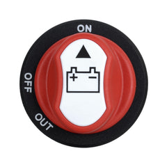 Jtron On/Off Car Battery Switch Car Battery Master Switch MAX DC 50V 50A CONT 75A INT Use for Cars / Off-road Vehicle / Truck, DC 50V 50A