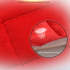 3 PCS / Set  Warm Car Seat Cover Cushion Five Seats Universal Two Front Row Seat Covers and One Back Row Seat Cover Car Non-slip Chair Pad Warm Car Mats No Back Plush Cushion