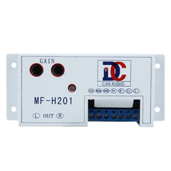 Car Audio Speaker Level Converter High VF Rotates Low VF Auto Car High to Low Impedance Converter Adapter Speaker to RCA Line, High VF Rotates Low VF
