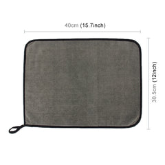 40 x 30.5cm Microfiber Absorbent Cleaning Drying Clean Cloth Washing Car Care Wash Towel, 40 x30.5cm