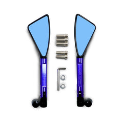 2 PCS Motorcycle Parts CNC Technology Aluminum Alloy Rearview Mirror Side Mirror