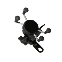 Universal 12V Motorcycle USB Phone Charger with Holder, Suitable for 3.5-6.5 inch Smartphones, X-3