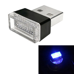 Universal PC Car USB LED Atmosphere Lights Emergency Lighting Decorative Lamp, Blue Light, Pink Light, Green Light, Red Light, Yellow Light, Ice Blue