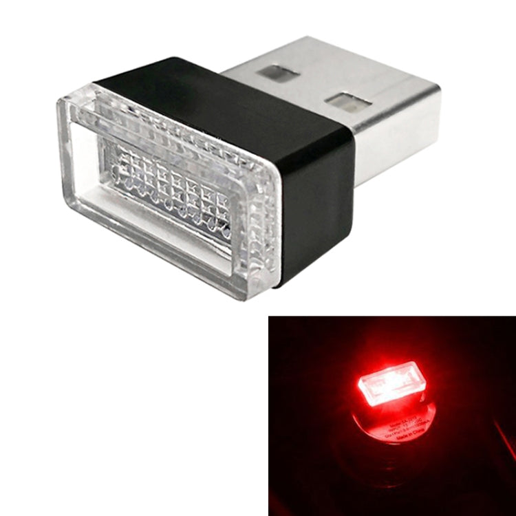Universal PC Car USB LED Atmosphere Lights Emergency Lighting Decorative Lamp, Blue Light, Pink Light, Green Light, Red Light, Yellow Light, Ice Blue