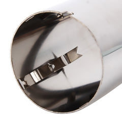 2 PCS Car Styling Stainless Steel Exhaust Tail Muffler Tip Pipe for VW Volkswagen 1.8T/2T Swept Volume, Audi A1/A3/A4L/Q3/Q5, 1.8T/2T