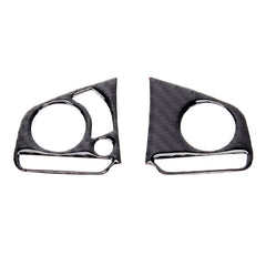 2 in 1 Carbon Fiber Steering Wheel Button Trim Interior DIY Sticker for Honda Civic 10th Gen 2016-2019(Deluxe), Wheel Button Trim