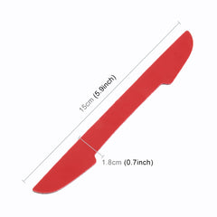4 in 1 Carbon Fiber Car Auto Side Door Edge Guard Protection Trims Stickers, Yellow, Blue, Black